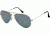 Ray-Ban Folding Aviator RB3479 Sunglasses 003/40-5514 - Silver Frame, Crystal Gray Mirror Lenses