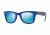 Ray-Ban Folding Wayfarer Sunglasses RB4105 602017-5022 - Matte Blue Frame, Crystal Green / Blue Mirror Lenses