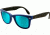 Ray-Ban Folding Wayfarer Sunglasses RB4105 602017-5420 - Matte Blue Frame, Crystal Green / Blue Mirror Lenses