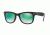 Ray-Ban Folding Wayfarer Sunglasses RB4105 60694J-50 - Matte Black Frame, Mirror Gradient Green Lenses