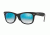 Ray-Ban Folding Wayfarer Sunglasses RB4105 60694O-50 - Matte Black Frame, Mirror Gradient Blue Lenses