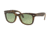 Ray-Ban Folding Wayfarer Sunglasses RB4105 894/4M-50 - Matte Havana Frame, Green Gradient Green Lenses