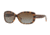Ray-Ban JACKIE OHH RB4101F Sunglasses 710/T5-58 - Light Havana Frame, Grey Gradient Brown Polar Lenses