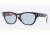 Ray-Ban LARAMIE F RB4169F Sunglasses 107862-53 - Top Black On Blue Frame, Crystal Sky Blue Lenses