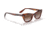 Ray-Ban Miss Burbank RJ9099S Sunglasses, Gradient Brown Lenses, Striped Havana, 43, RJ9099S-710313-43