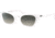 Ray-Ban Miss Burbank RJ9099S Sunglasses, Grey Gradient Lenses, White, 43, RJ9099S-116-11-43