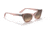 Ray-Ban Miss Burbank RJ9099S Sunglasses, Light Yellow Gradient Grey Lenses, Brown Gradient Rose, 43, RJ9099S-71062Q-43