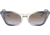Ray-Ban Miss Burbank RJ9099S Sunglasses, Lilac Gradient Grey Lenses, Transparent Blue, 43, RJ9099S-71054Q-43