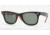 Ray-Ban Original Wayfarer RB2140 Sunglasses with No-Line Progressive Rx Prescription Lenses RB2140-1016-4722 - Frame Color: Black On Text. Red Gl White, Lens Diameter: 47 mm