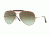 Ray-Ban Outdoorsman II Sunglasses RB3029 9002A6-62 - Shiny Medium Bronze Frame, Green Gradient Brown Lenses