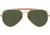 Ray-Ban Outdoorsman Sunglasses, Arista Frame, Crystal Green Lens, 58, L0216-5814