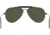 Ray-Ban Outdoorsman Sunglasses, Black Frame, Crystal Green Lens, 58, L9500-5814