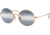 Ray-Ban Oval RB1970 Sunglasses, Arista, Clear Gradient Blue, 54, RB1970-001-GA-54