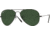 Ray-Ban RB 3025 Sunglasses, Black Frame / Crystal Green 62 mm Lenses, 002-6214