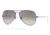 Ray-Ban RB 3025 Sunglasses, Metal Violet Matte Frame / Crystal Gray Gradient 58 mm Lenses, 087-32-5814