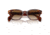 Ray-Ban RB0880SF Sunglasses, Striped Havana Frame, Clear Gradient Brown Lens, Asian Fit, 53, RB0880SF-954-51-53