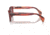 Ray-Ban RB0880SF Sunglasses, Transparent Pink Frame, Dark Violet Polarized Lens, Asian Fit, 53, RB0880SF-6639AF-53
