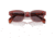 Ray-Ban RB0880SF Sunglasses, Transparent Pink Frame, Dark Violet Polarized Lens, Asian Fit, 53, RB0880SF-6639AF-53