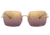Ray-Ban RB1971 Square Sunglasses - Womens, Rose Gold Frame, Red Mirror Polarized Lens, 54, RB1971-9202G9-54