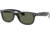 Ray-Ban RB2132 New Wayfarer Sunglasses, 52mm, Black Frame, Green Crystal Lens, 901-5218