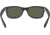 Ray-Ban RB2132 New Wayfarer Sunglasses, Rubber Black Frame, Polar Green Lenses, 622/58-55