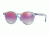 Ray-Ban RB2180F Sunglasses 6278A9-49 - Shiny Light Blue Frame, Green Mirror Lillac Gradient V Lenses