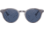 Ray-Ban RB2180F Sunglasses - Womens, Dark Blue Lenses, Grey, 49, RB2180F-657780-49