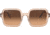 Ray-Ban RB2188F Sunglasses 130143-53 - , Light Brown Gradient Black Lenses