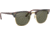 Ray-Ban RB3016 Clubmaster Sunglasses, Red Havana Frame, Crystal Green Polarized Lenses, RB3016 990/58-51