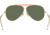 Ray-Ban RB3138 Shooter Sunglasses, Arista Frame, Crystal Green 62 mm Lenses, 001-6209