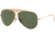 Ray-Ban RB3138 Shooter Sunglasses, Arista Frame, Crystal Green 62 mm Lenses, 001-6209