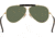 Ray-Ban RB3138 Shooter Sunglasses, Gold Frame, Dark Green Lenses, RB3138 181-62