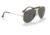 Ray-Ban RB3138 Shooter Sunglasses, Legend Gold Frame, Dark Grey Lens, 58, RB3138-9240B1-58