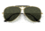 Ray-Ban RB3138 Shooter Sunglasses, Legend Gold Frame, Green Lens, 58, RB3138-923931-58