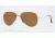 Ray-Ban Folding Aviator RB3479 Sunglasses 001/33-5514 - Arista Frame, Crystal Brown Lenses