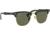 Ray-Ban RB3507 Clubmaster Aluminum Sunglasses, Black/Arista Frame, polar green Lenses, 136/N5-51