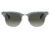 Ray-Ban RB3507 Clubmaster Aluminum Sunglasses, Brushed Blue On Silver Frame, Grey Gradient Lens, 51, RB3507-924871-51