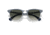 Ray-Ban RB3507 Clubmaster Aluminum Sunglasses, Brushed Blue On Silver Frame, Grey Gradient Lens, 51, RB3507-924871-51