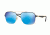 Ray-Ban RB3570 Single Vision Prescription Sunglasses RB3570-187-55-58 - Lens Diameter 58 mm, Frame Color Gold-Shiny Black