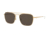 Ray-Ban RB3588 Progressive Prescription Sunglasses, 55mm, Gold, RB3588-901373-55-PRO