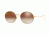 Ray-Ban RB3594 Progressive Prescription Sunglasses, 53mm, Brown/Gold, RB3594-9115S0-53-PRO