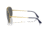 Ray-Ban RB3597 Wings Sunglasses - Mens, Legend Gold Frame, Dark Grey Lens, 33, RB3597-924687-33