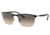 Ray-Ban RB3686 Sunglasses, Black On Arista Frame, Clear Gradient Grey Lens, 57, RB3686-187-32-57