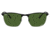 Ray-Ban RB3686 Sunglasses, Black On Silver Frame, Dark Green Lens, Polarized, 57, RB3686-9144P1-57