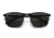 Ray-Ban RB3686 Sunglasses, Matte Black On Black Frame, Dark Grey Lens, Polarized, 57, RB3686-186-K8-57