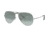 Ray-Ban RB3689 Bifocal Prescription Sunglasses, 58mm, Silver, RB3689-9149AD-58-BI
