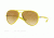 Ray-Ban RB4180 Sunglasses 60852L-58 - Metallized Yellow Frame, Yellow Gradient Brown Lenses