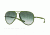 Ray-Ban RB4180 Sunglasses 60868E-58 - Metallized Green Frame, Green Gradient Lenses