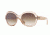Ray-Ban RB4191 Sunglasses 610813-57 - Demiglos Trasparent Beige Frame, Gradient Brown Lenses