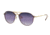 Ray-Ban RB4292N Sunglasses 63870U-62 - Pink Frame, Violet Gradient Blue Lenses